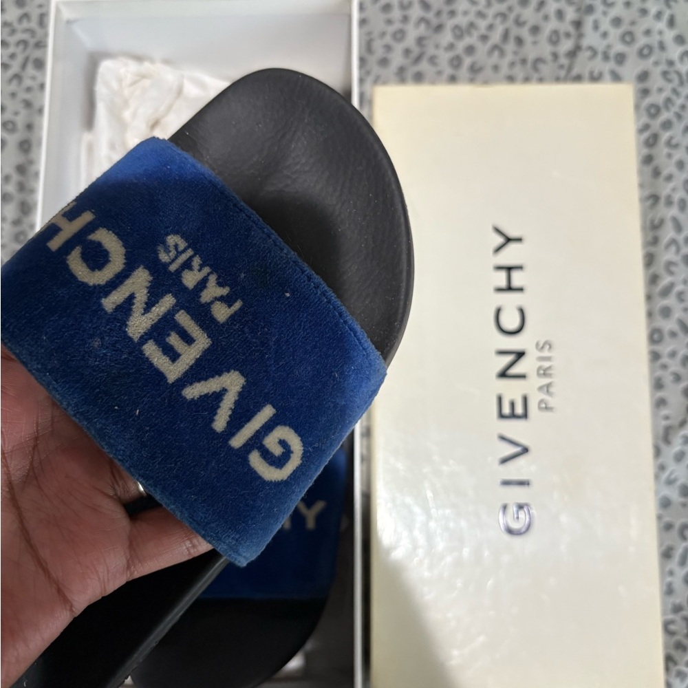 Givenchy Black and Blue Slides - Picture 3 of 4